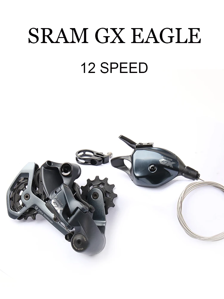 2021 SRAM GX EAGLE 1X12S 12 Speed MTB Bicycle Mountain Bike Groupset Kit Shifter Lever Trigger Right Side Rear Derailleur Black
2021 SRAM GX EAGLE 1X12S 12 Speed MTB Bicycle Mountain Bike Groupset Kit Shifter Lever Trigger Right Side Rear Derailleur Black