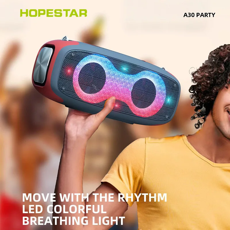 TWS Wireless Interconnected Stereo Heavy Subwoofer Outdoor Portable Waterproof Sound 70W High-power Color Lamp Bluetooth Speaker
TWS Wireless Interconnected Stereo Heavy Subwoofer Outdoor Portable Waterproof Sound 70W High-power Color Lamp Bluetooth Speaker