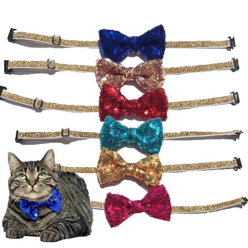 Cute Dog Puppy Cat Kitten Pet Collar Pet Beauty Accessories Toy Sequin Bow Tie Clothing Cat Dog Tie Birthday Christmas
Cute Dog Puppy Cat Kitten Pet Collar Pet Beauty Accessories Toy Sequin Bow Tie Clothing Cat Dog Tie Birthday Christmas