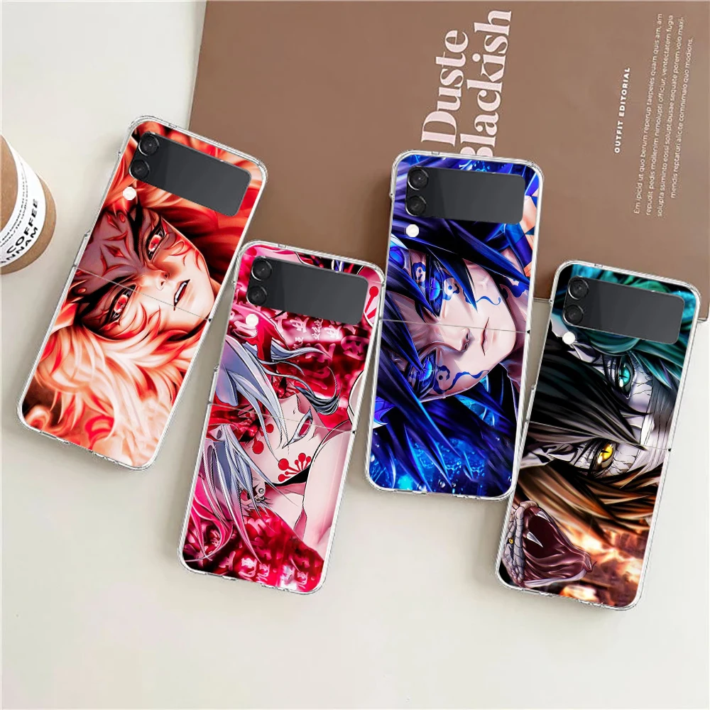 Kimetsu No Yaiba Demon Slayer Anime Phone Cover For Samsung Galaxy Z Flip 4 Case Transparent For Samsung Z Flip 3 Hard PC Shell 
Kimetsu No Yaiba Demon Slayer Anime Phone Cover For Samsung Galaxy Z Flip 4 Case Transparent For Samsung Z Flip 3 Hard PC Shell