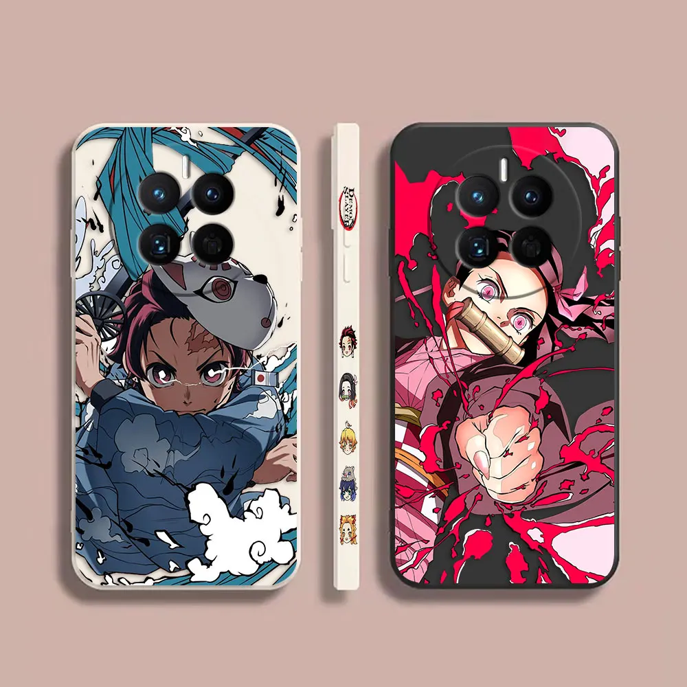 

Phone Case For Huawei MATE 10 20 20X 30 40 50 P20 P30 P40 P50 P60 PRO PLUS Case Cover Funda Cqoue Shell Capa Anime Demon Slayer