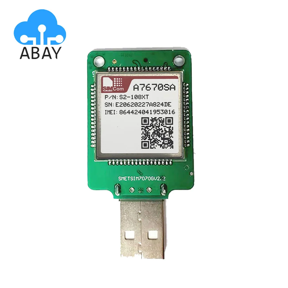 

SIMCom A7670SA USB LTE Dongle 4G LTE Cat1 Module LGA Package Compatible with SIM7070 Series LTE-FDD/LTE-TDD/GSM/GPRS/EDGE