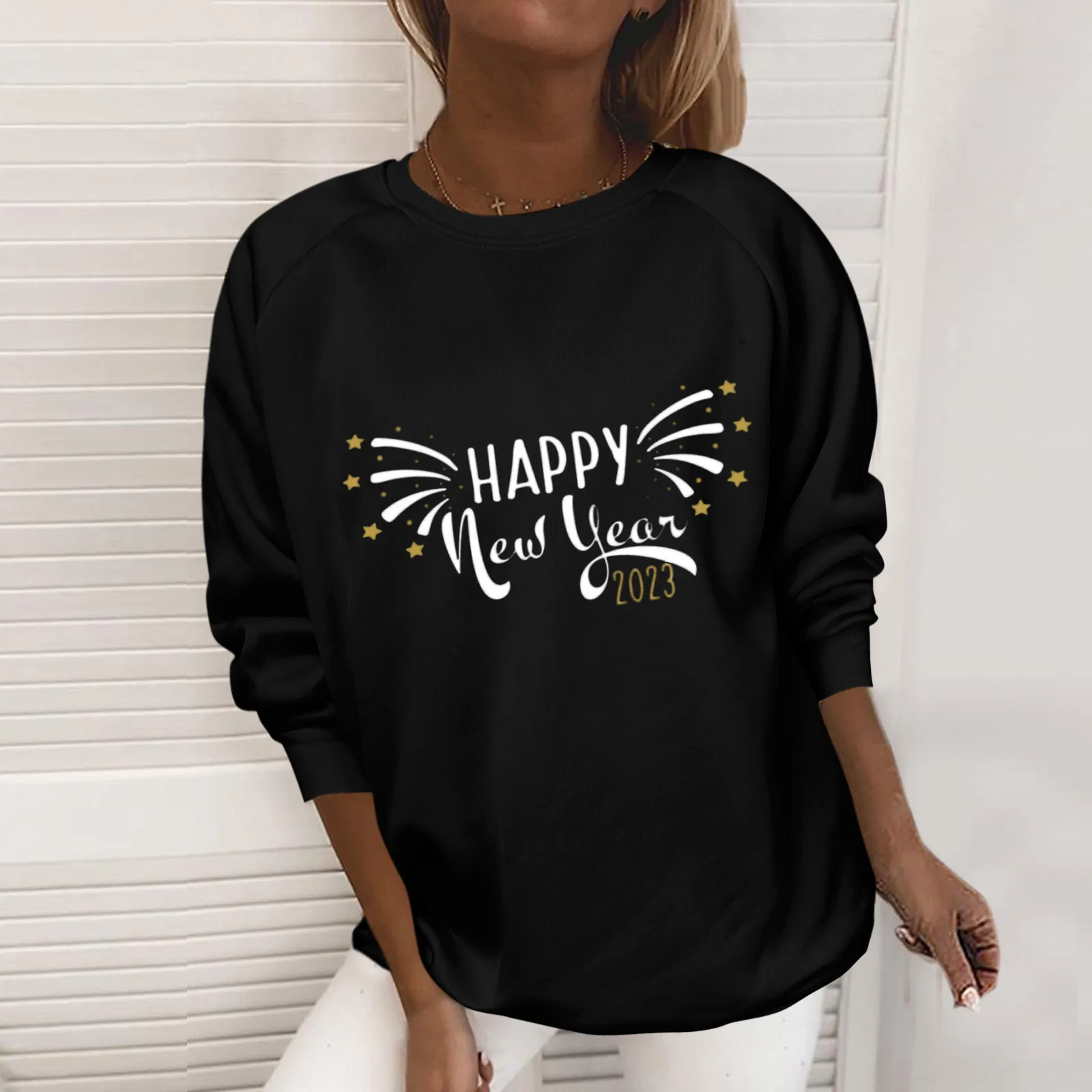 Женская хлопковая свитшот с длинным рукавом и принтом
Женская хлопковая свитшот с длинным рукавом и принтом