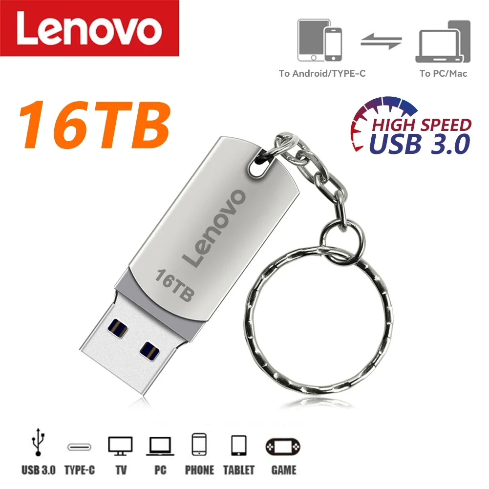 Флэш-накопители USB Lenovo 2 ТБ, металлическая мини-флешка с реальной емкостью, черная, креативный Деловой Подарок, серебристый накопитель
Флэш-накопители USB Lenovo 2 ТБ, металлическая мини-флешка с реальной емкостью, черная, креативный Деловой Подарок, серебристый накопитель