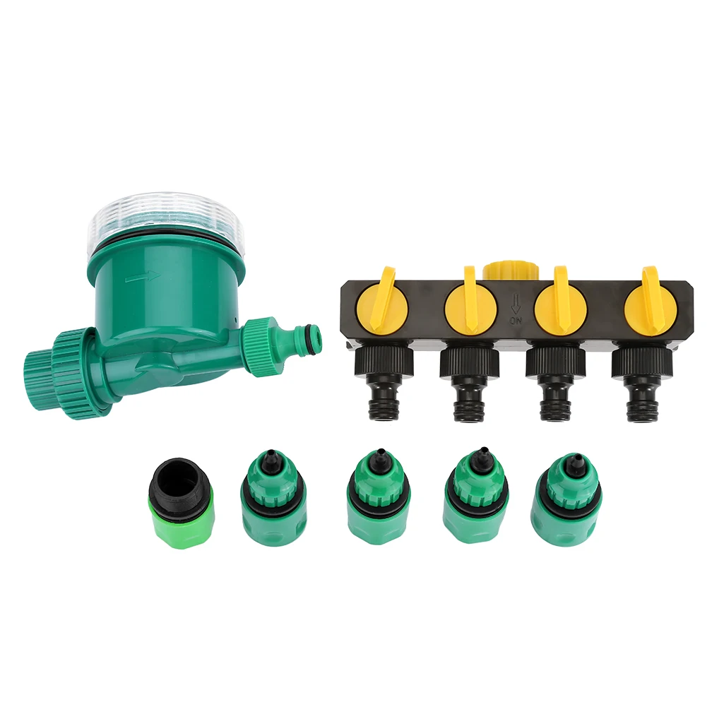 7pcs/set Garden Water Timer Irrigation Controller Kit with 4-way Hose Splitter Quick Connector Water Timer Kit Water Timer Kit
7pcs/set Garden Water Timer Irrigation Controller Kit with 4-way Hose Splitter Quick Connector Water Timer Kit Water Timer Kit