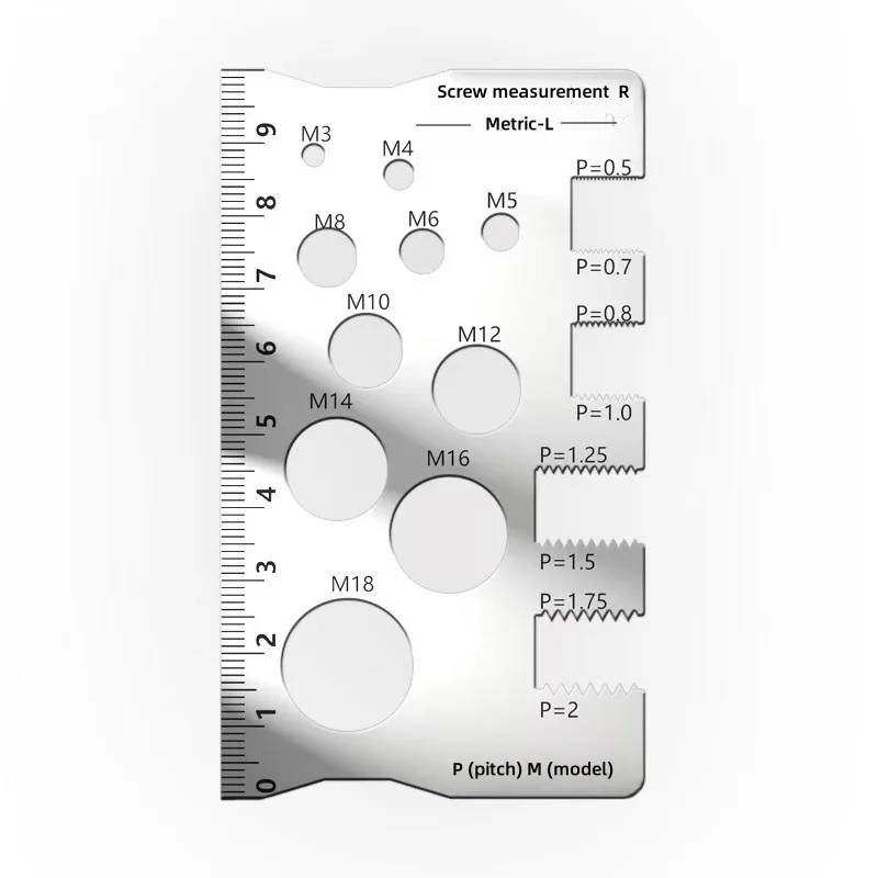Штангенциркуль из нержавеющей стали 304 для измерения резьбы
Штангенциркуль из нержавеющей стали 304 для измерения резьбы