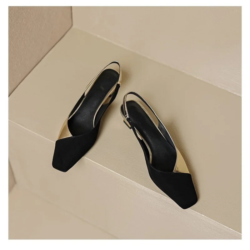 2023 Fashion Shoes for Women One Pedal Women's Pumps Summer Square Toe Mixed Colors Shoes Ladies Shallow Mouth Chunky Heels
2023 Fashion Shoes for Women One Pedal Women's Pumps Summer Square Toe Mixed Colors Shoes Ladies Shallow Mouth Chunky Heels