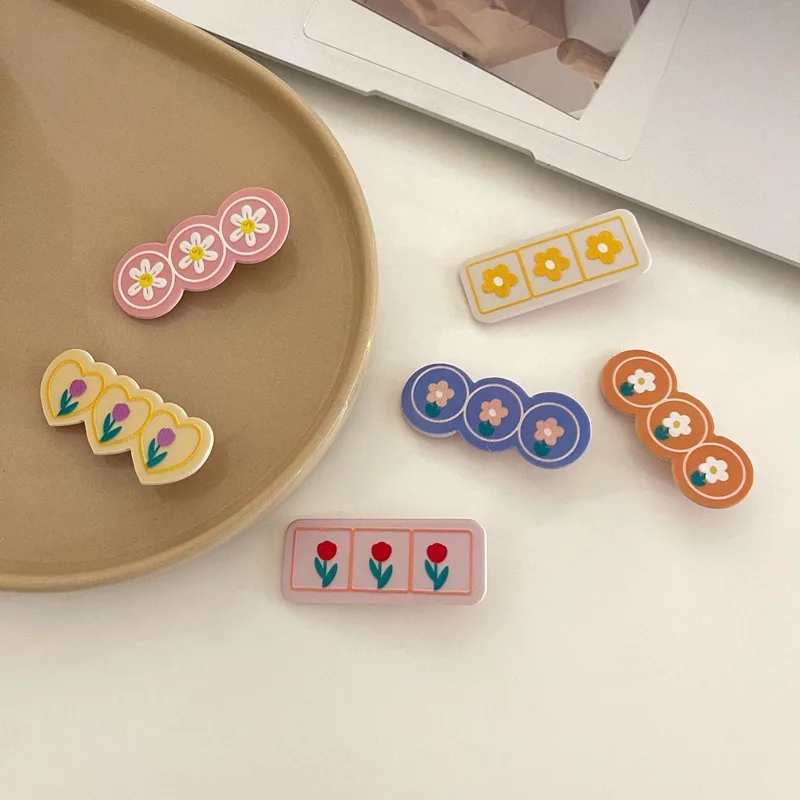Women Sweet Hairpins Headdress Cute Girls Colorful Barrettes Red Tulip Flowers Bang Clip Simple Hairpin Hair Accessories 
Women Sweet Hairpins Headdress Cute Girls Colorful Barrettes Red Tulip Flowers Bang Clip Simple Hairpin Hair Accessories