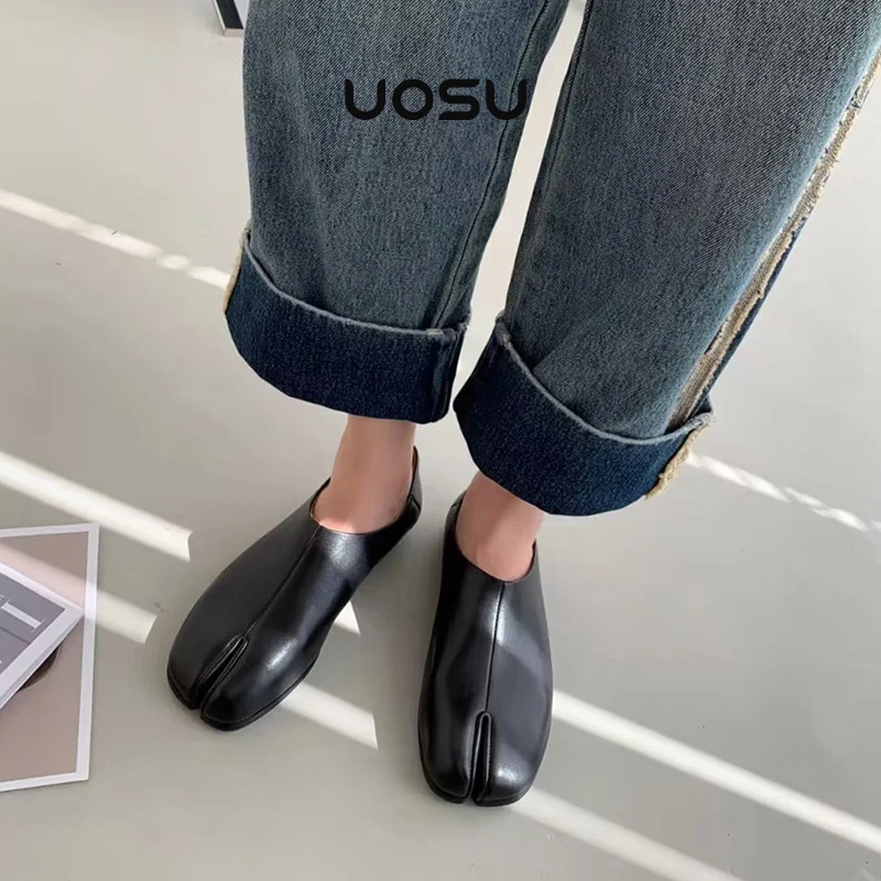 Women Mary Jane Shoes Splite Toe Microfiber Soft Leather Slip on Shallow Flats Luxury Designer Tabi Shoes
Women Mary Jane Shoes Splite Toe Microfiber Soft Leather Slip on Shallow Flats Luxury Designer Tabi Shoes