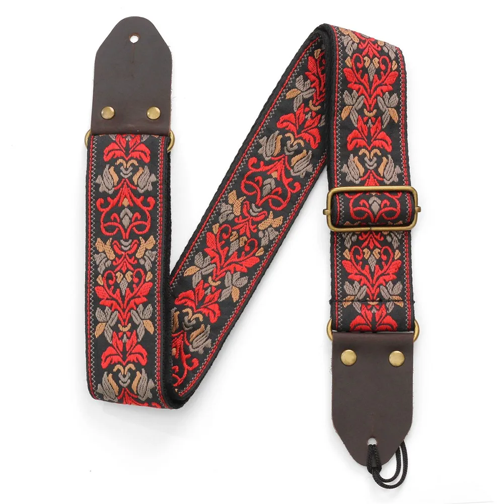 New Exclusive Design Adjustable Embroidery Woven Features Embroidered Guitar Bass Strap Universal Type Weave Unique Patterns
New Exclusive Design Adjustable Embroidery Woven Features Embroidered Guitar Bass Strap Universal Type Weave Unique Patterns