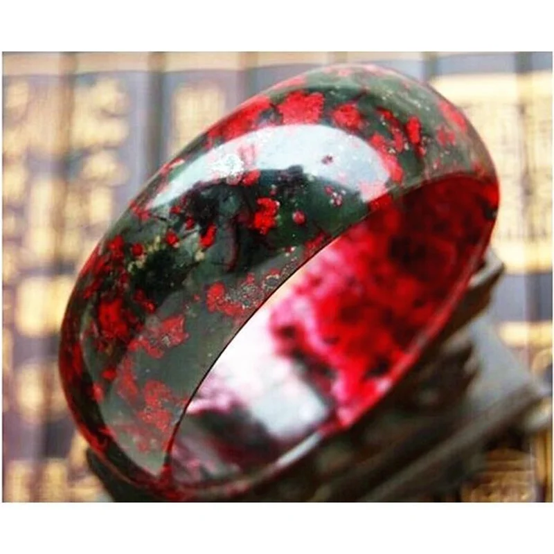 Mai Chuang/Peach Stone Wider Thicker Bangles Bracelet Plum Blossom-shaped Snake Pattern Jade Men and Women Fine Accessories Gift
Mai Chuang/Peach Stone Wider Thicker Bangles Bracelet Plum Blossom-shaped Snake Pattern Jade Men and Women Fine Accessories Gift