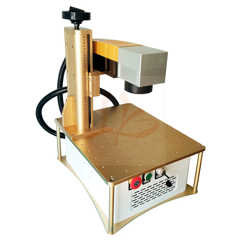 

LY new all in one FB20 optical fiber laser marking machine 20W for metal,wood,pvc,plastic,220V/110V built-in PC system & s