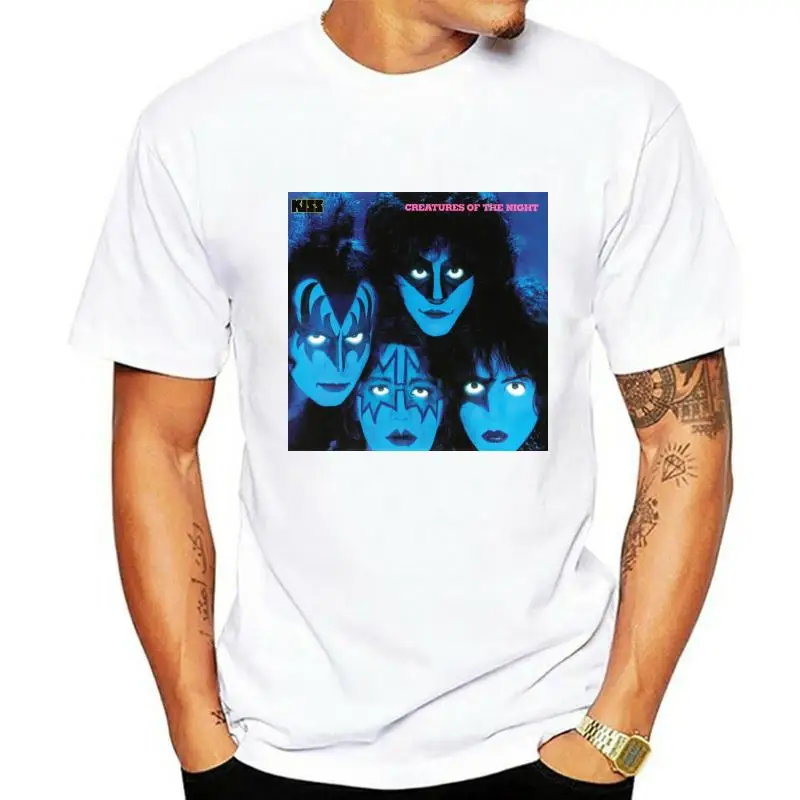 Kiss 1982 Biology OF THE NIGHT T-Shirt Black New Hot Summer Casual T-Shirt Printing top tee plus size
Kiss 1982 Biology OF THE NIGHT T-Shirt Black New Hot Summer Casual T-Shirt Printing top tee plus size