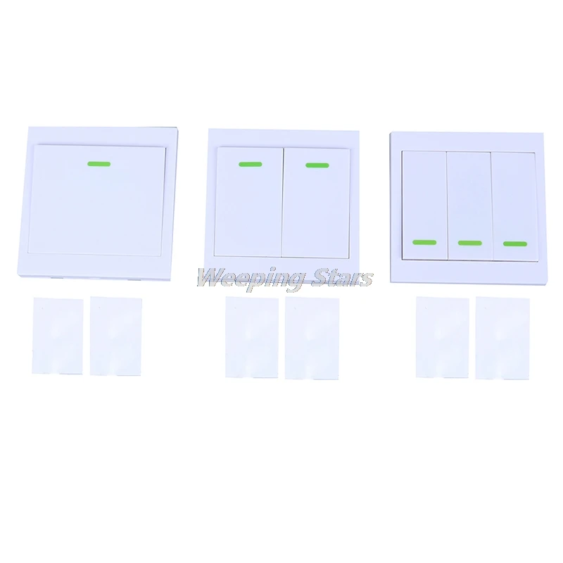 1Pc 86 Wall Panel Wireless Remote Control Switch Transmitter 1 2 3 Button RF Receiver For Bedroom Ceiling Light Lamp
1Pc 86 Wall Panel Wireless Remote Control Switch Transmitter 1 2 3 Button RF Receiver For Bedroom Ceiling Light Lamp