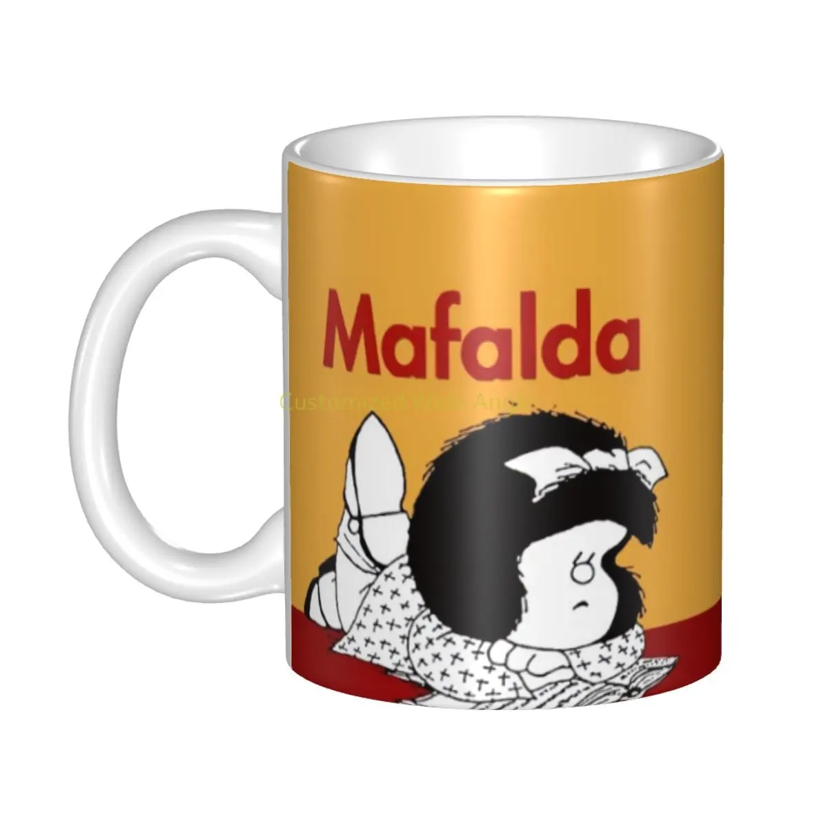 Cartoon Mafalda Coffee Mugs DIY Custom Argentine Quino Comics Ceramic Mug Cup Creative Present
Cartoon Mafalda Coffee Mugs DIY Custom Argentine Quino Comics Ceramic Mug Cup Creative Present