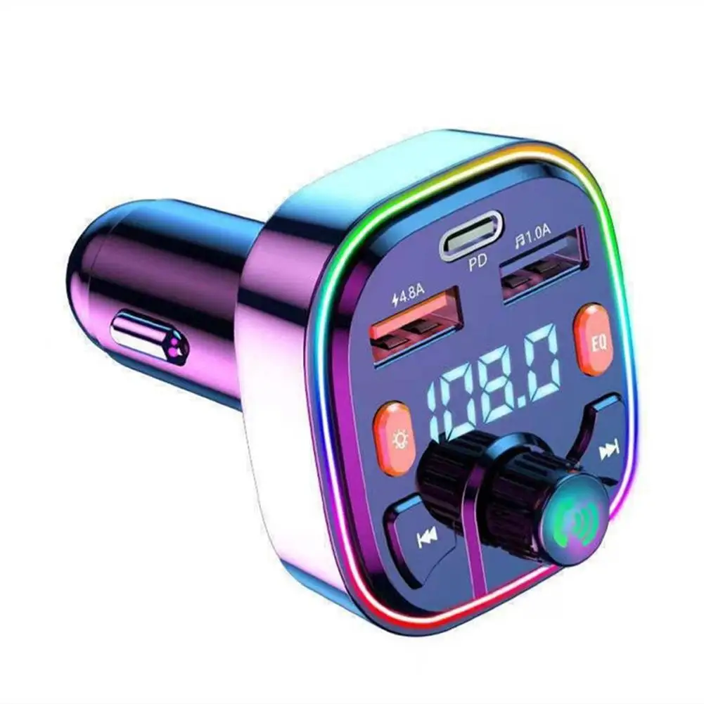 Car Bluetooth-compatible FM Transmitter Wireless Adapter Audio Receiver Auto MP3 Player 2.1A Dual USB Fast Charger Car Accessory
Car Bluetooth-compatible FM Transmitter Wireless Adapter Audio Receiver Auto MP3 Player 2.1A Dual USB Fast Charger Car Accessory