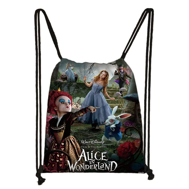 Disney Alice In Wonderland Print Drawstring Bag Boys Girls Storage Bags Teenager Casual Backpack Kids Bookbag Gift
Disney Alice In Wonderland Print Drawstring Bag Boys Girls Storage Bags Teenager Casual Backpack Kids Bookbag Gift