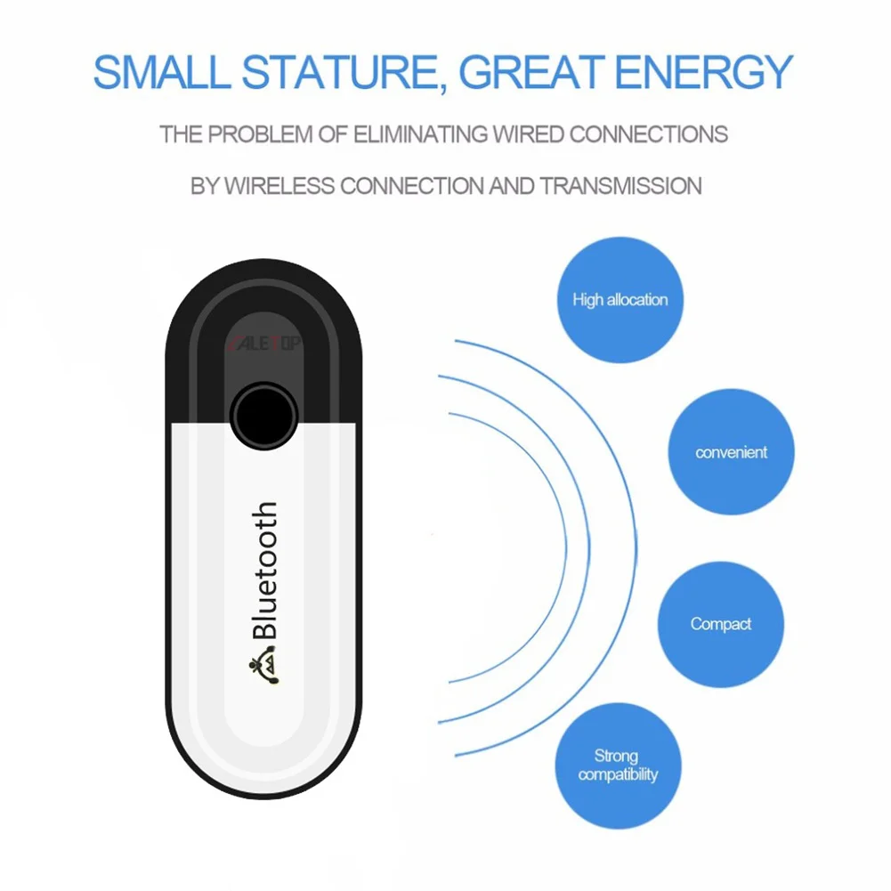 3.5mm USB Wireless Bluetooth4.0+EDR Music Audio Stereo Receiver Adapter Car Accessories High Quality Wireless Bluetooth Adapter
3.5mm USB Wireless Bluetooth4.0+EDR Music Audio Stereo Receiver Adapter Car Accessories High Quality Wireless Bluetooth Adapter
