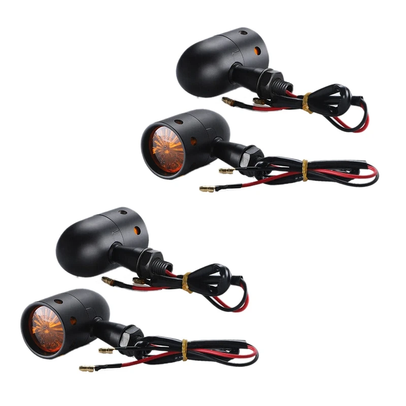 2Pair Motorcycle Turn Signal Light LED Brake Amber Light Blinkers Flashers Indicator for Honda Suzuki Cafe Racer
2Pair Motorcycle Turn Signal Light LED Brake Amber Light Blinkers Flashers Indicator for Honda Suzuki Cafe Racer
