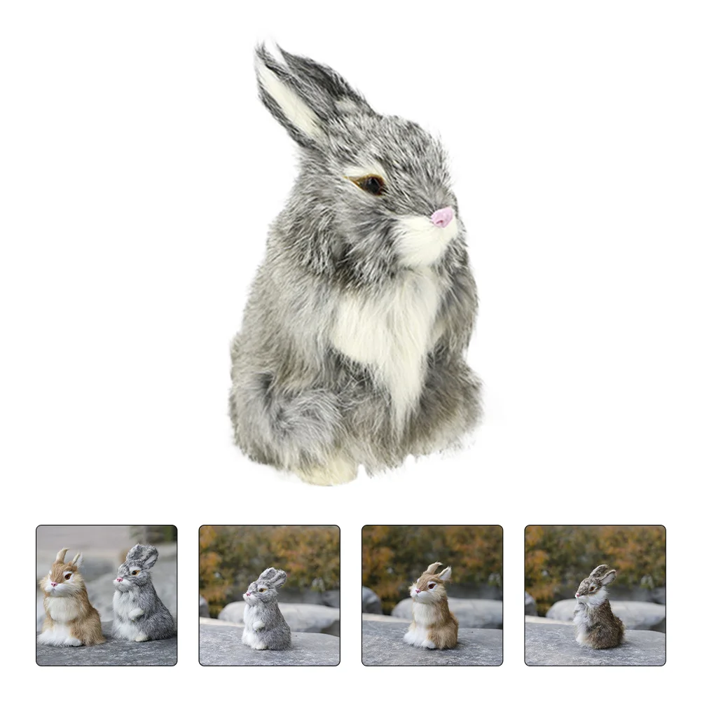 2Pcs Rabbit Figurines Nice Safe Fine Chic Realistic Rabbit Figurines Easter Supplies Easter Party Decoration
2Pcs Rabbit Figurines Nice Safe Fine Chic Realistic Rabbit Figurines Easter Supplies Easter Party Decoration