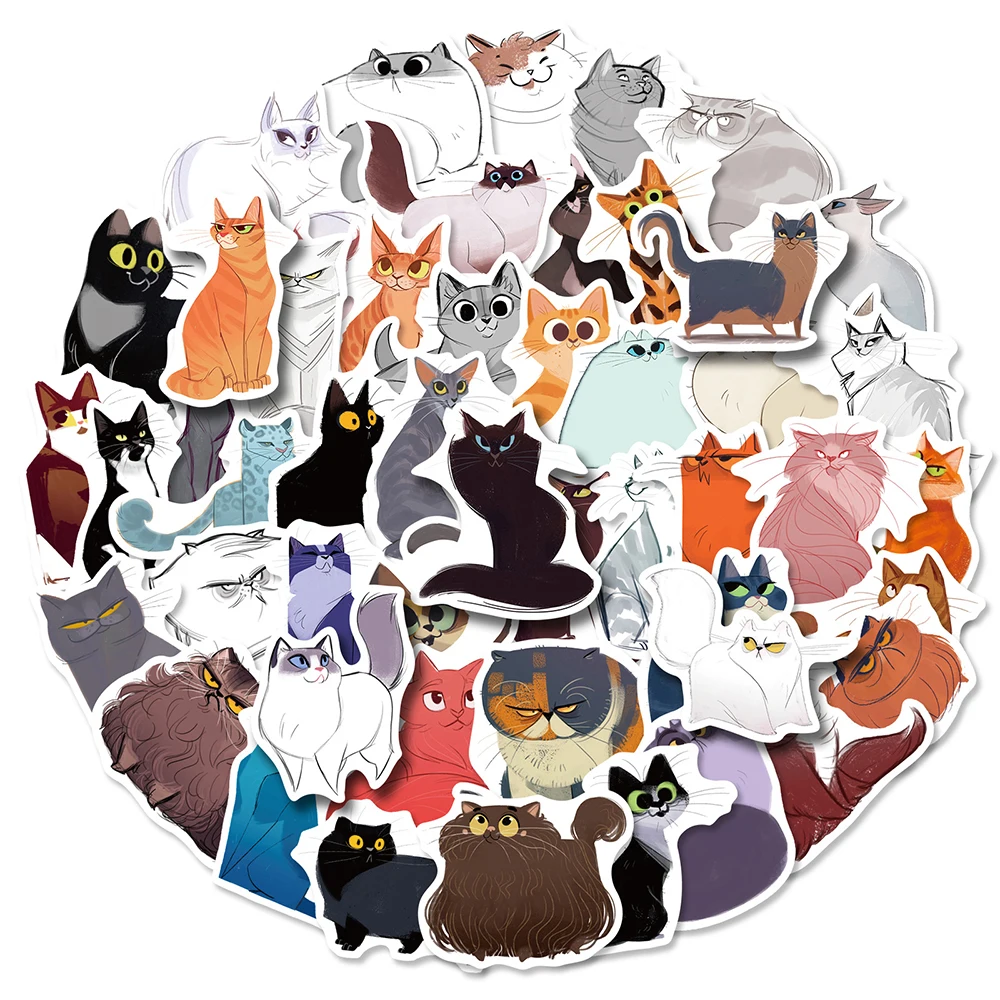 10/30/50pcs Illustration Cat Cartoon Stickers for Scrapbooking Phone Case Water Bottle Laptop Cute Graffiti Kid Toy Stickers
10/30/50pcs Illustration Cat Cartoon Stickers for Scrapbooking Phone Case Water Bottle Laptop Cute Graffiti Kid Toy Stickers