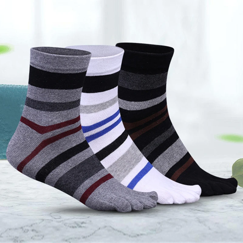 1 Pair Men Five Finger Socks Breathable Cotton Short Socks High Quality Five-finger Stockings Colorful Striped Five Finger Socks
1 Pair Men Five Finger Socks Breathable Cotton Short Socks High Quality Five-finger Stockings Colorful Striped Five Finger Socks