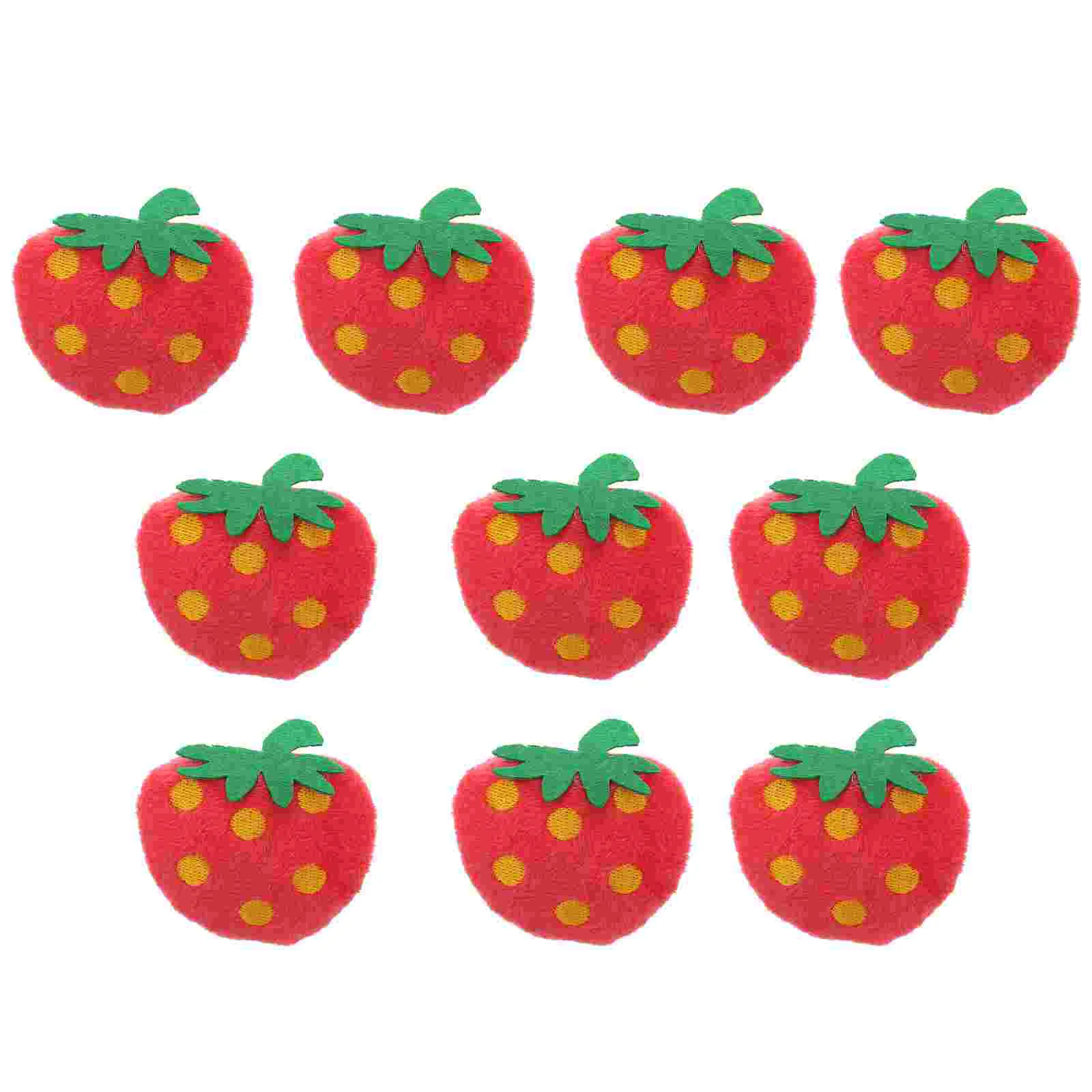 10pcs Plush Simulated Strawberry Toys Pet Bite Chew Doll Cat Catnip Playing Funny Pet Plush Home Decor for Cat Pet
10pcs Plush Simulated Strawberry Toys Pet Bite Chew Doll Cat Catnip Playing Funny Pet Plush Home Decor for Cat Pet