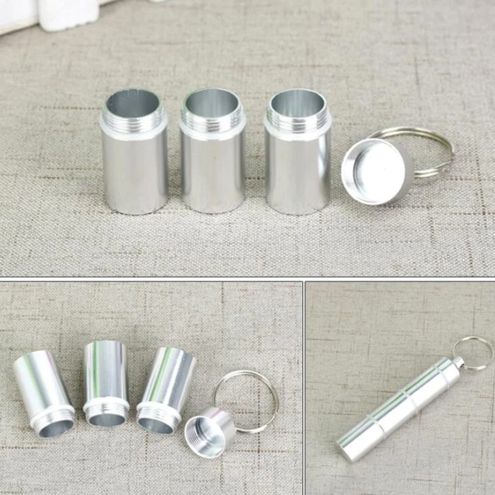 Small Storage Box Aluminum Case Water Proof Keychain Portable Medicine Container Medicine Organizer Travel
Small Storage Box Aluminum Case Water Proof Keychain Portable Medicine Container Medicine Organizer Travel