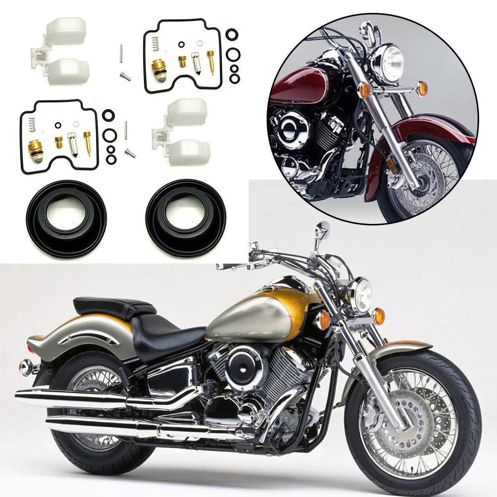For YTR XVS1100 1999-2005 XVS 1100 Carburetor Repair Kit Float Diaphragm Carburetor Repair Kit
For YTR XVS1100 1999-2005 XVS 1100 Carburetor Repair Kit Float Diaphragm Carburetor Repair Kit