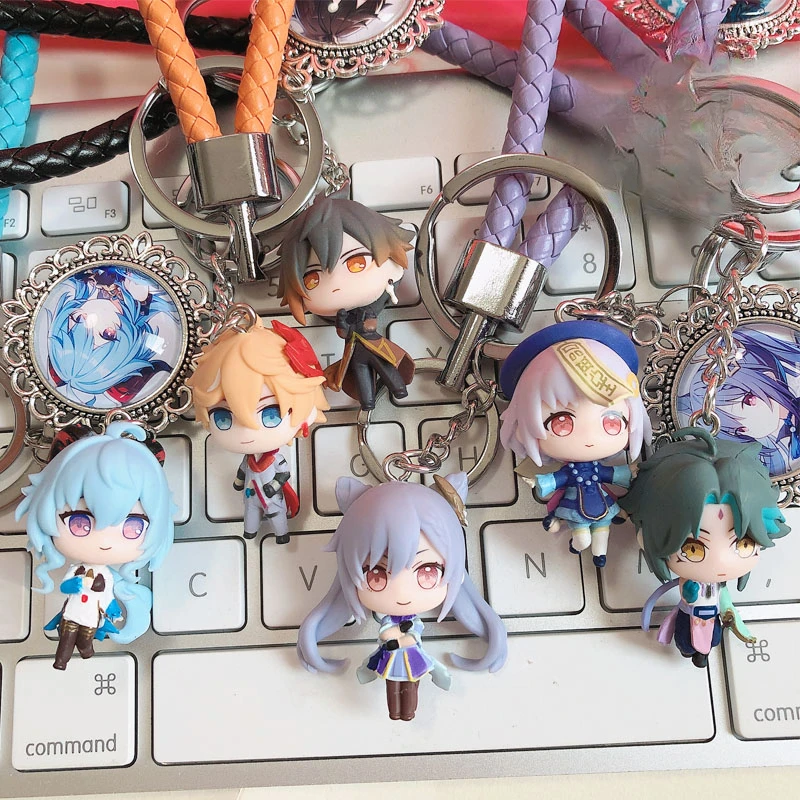 Genshin Impact Anime Keychain Cartoon Pendant Anime Key Chains Car Backpack Pendant Model Kid Toy Surprise Gift
Genshin Impact Anime Keychain Cartoon Pendant Anime Key Chains Car Backpack Pendant Model Kid Toy Surprise Gift