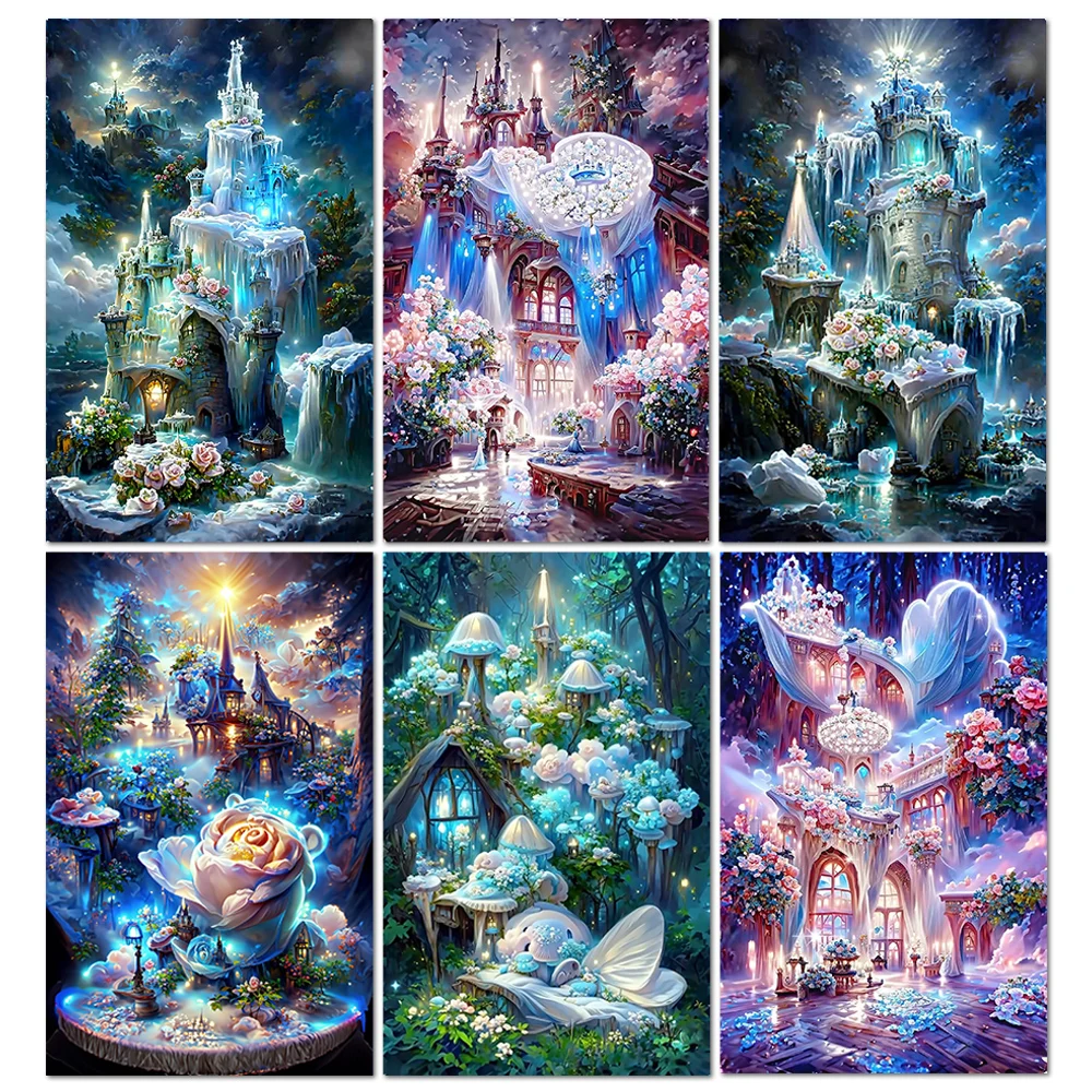 5D DIY Diamond Embroidery Dream Castle Diamond Painting Full Square Rose Manor Cross Stitch Mosaic Kit Landscape Puzzle Gift New
5D DIY Diamond Embroidery Dream Castle Diamond Painting Full Square Rose Manor Cross Stitch Mosaic Kit Landscape Puzzle Gift New