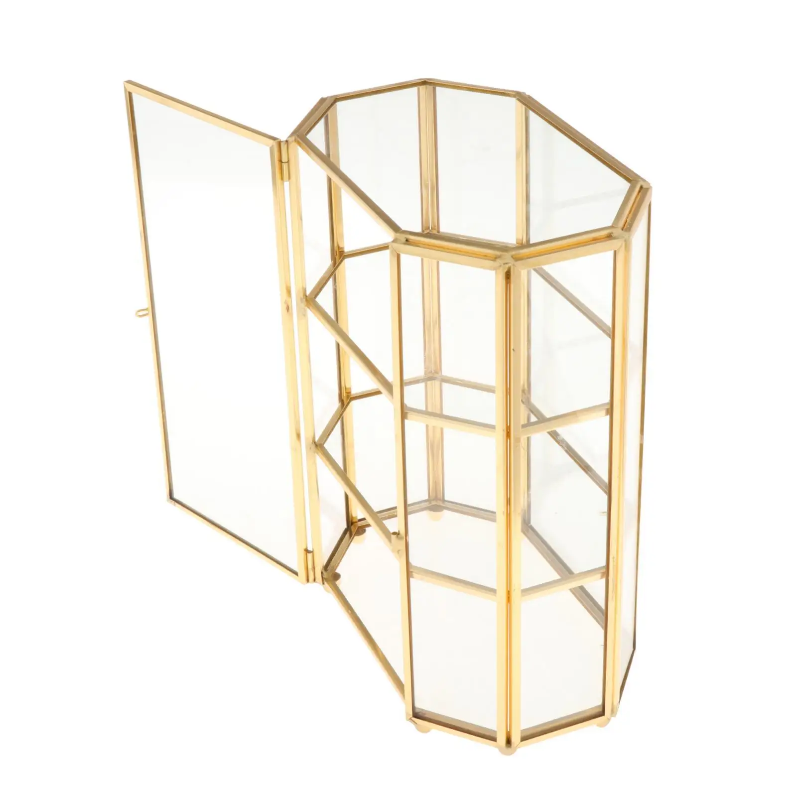 Vintage Golden Glass Box Clear Glass Metal Storage Jewelry Organizer Display Box
Vintage Golden Glass Box Clear Glass Metal Storage Jewelry Organizer Display Box