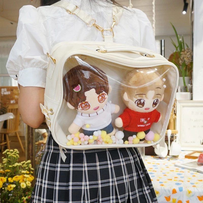 Crossbody Transparent Itabag Bag Student Cute Backpack Purse Lolita Rucksack Girls Ita Ita School Women Bag
Crossbody Transparent Itabag Bag Student Cute Backpack Purse Lolita Rucksack Girls Ita Ita School Women Bag