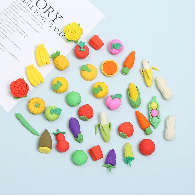 (3 Pieces/Lot) 3D Cartoon Fruit Vegetable Eraser Student Stationery Gift for Children
(3 Pieces/Lot) 3D Cartoon Fruit Vegetable Eraser Student Stationery Gift for Children