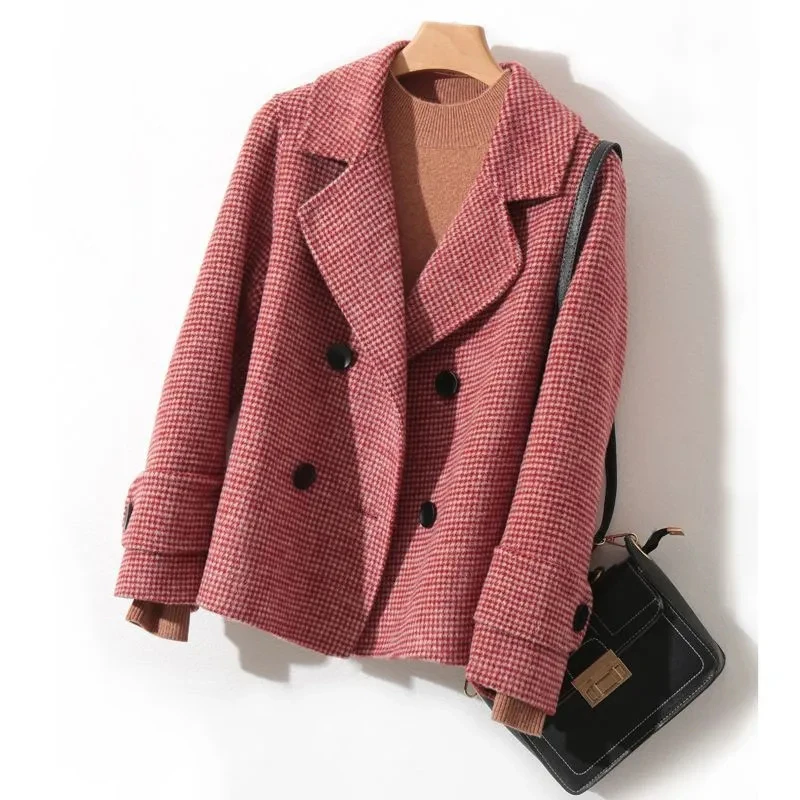 Autumn Winter Woolen Coats Female 2023 New Korean Short Casual Loose Long Sleeve Double Sided Wool Women Jacket Ladies Tops E892
Autumn Winter Woolen Coats Female 2023 New Korean Short Casual Loose Long Sleeve Double Sided Wool Women Jacket Ladies Tops E892