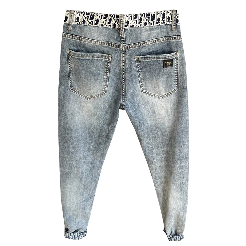QIWN Jeans Men's Autumn New Style Light Blue Jeans Slim Fit Stretch Pants Men's Jeans Ripped Jeans for Men Punk Pants
QIWN Jeans Men's Autumn New Style Light Blue Jeans Slim Fit Stretch Pants Men's Jeans Ripped Jeans for Men Punk Pants