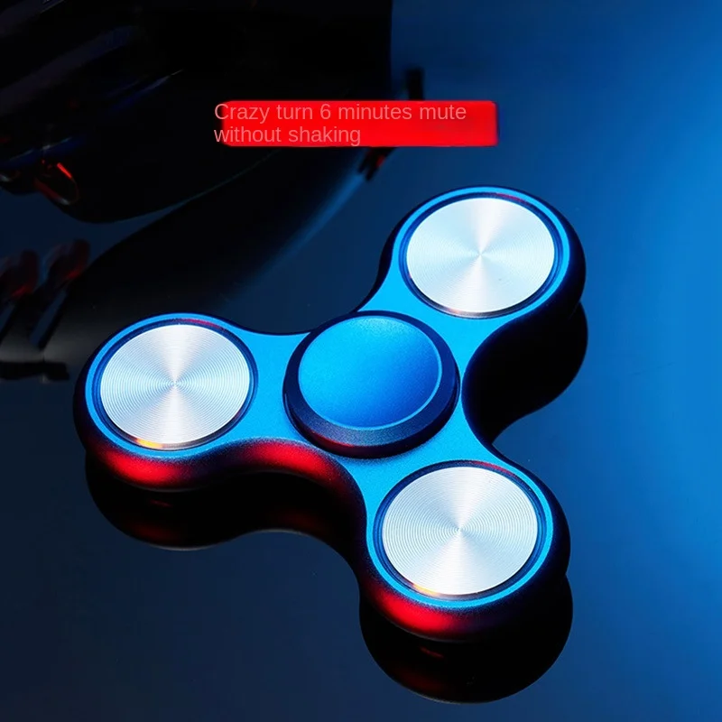 Cool Alloy Fingertip Gyro Advanced Three-Leaf Metal Adult Stress Relief Toys Interfinger Rotating Turbine
Cool Alloy Fingertip Gyro Advanced Three-Leaf Metal Adult Stress Relief Toys Interfinger Rotating Turbine