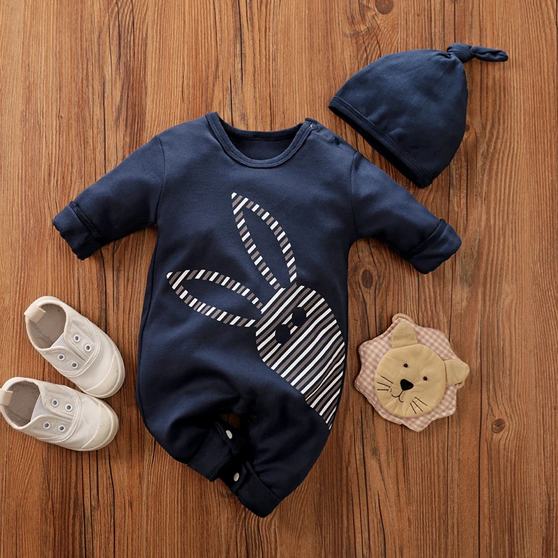 Hibobi Jumpsuit Spring Autumn Baby Cartoon Rabbit Pattern Bodysuit Boy Newborn Kids Outfit Cute
Hibobi Jumpsuit Spring Autumn Baby Cartoon Rabbit Pattern Bodysuit Boy Newborn Kids Outfit Cute