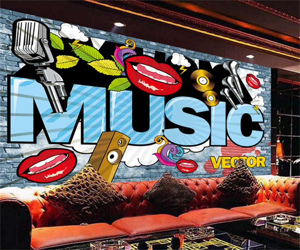 Street graffiti gorgeous music English letters tooling background wall stickers custom 3D any size tooling wallpaper murals
Street graffiti gorgeous music English letters tooling background wall stickers custom 3D any size tooling wallpaper murals