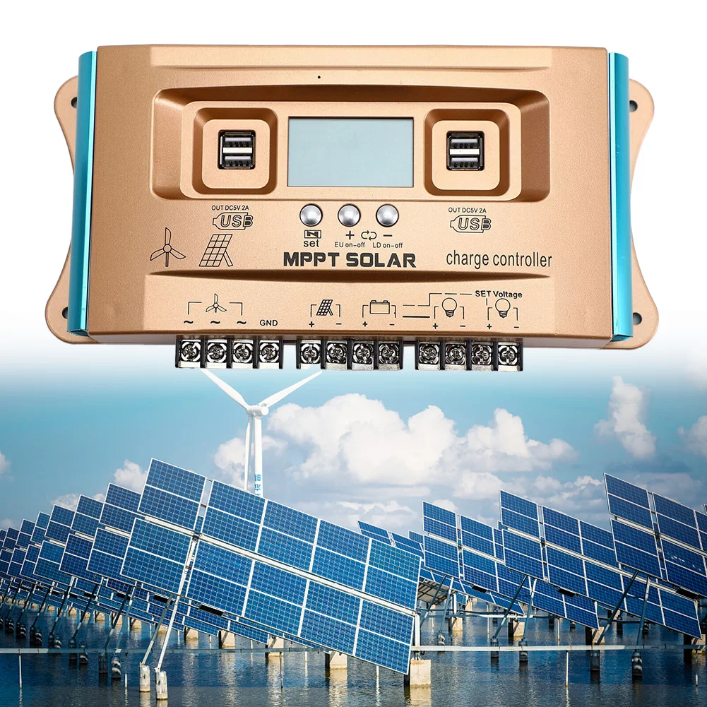 MPPT Solar Charge Controllers 20A 12V/24V Solar Cell Battery Charger Regulator LCD Display Home Solar Panel PV Regulator
MPPT Solar Charge Controllers 20A 12V/24V Solar Cell Battery Charger Regulator LCD Display Home Solar Panel PV Regulator