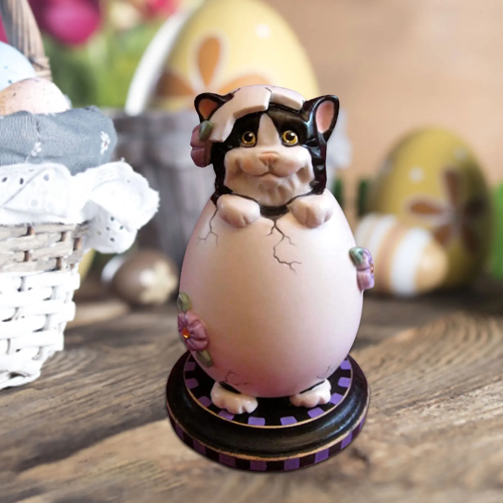 Игрушка, искусственная смола, пасхальные фигурки кошек с яйцами, цветные окрашенные котенки, искусственные весенние животные, подарки для в...
Игрушка, искусственная смола, пасхальные фигурки кошек с яйцами, цветные окрашенные котенки, искусственные весенние животные, подарки для в...