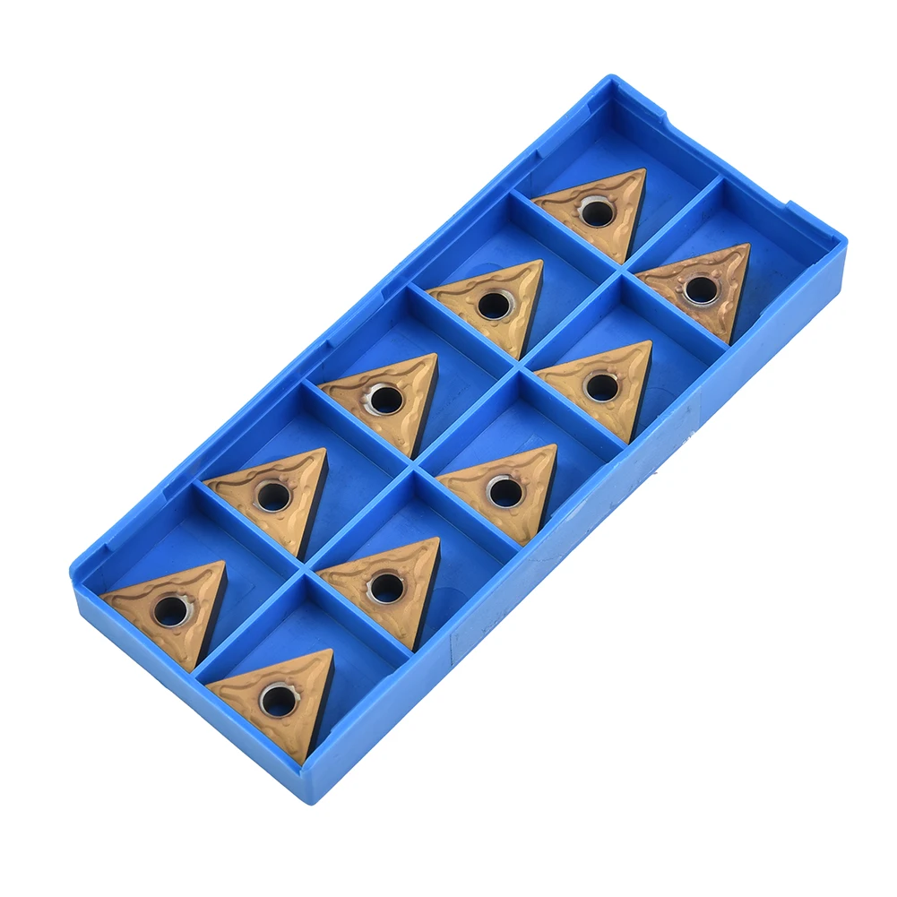 HIGH QUALITY 16*5mm Tips Inserts 10pcs/Box Lathe Carbide Triangular Cutting Tools Kit Golden TNMG 160404 Hot Sale
HIGH QUALITY 16*5mm Tips Inserts 10pcs/Box Lathe Carbide Triangular Cutting Tools Kit Golden TNMG 160404 Hot Sale