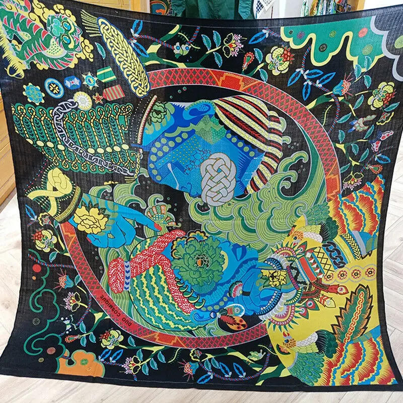 Luxury 70% Cashmere 30% Silk Scarf Women Fashion Ethnic Tribal Flower Plant Lady Shawl Stole Hijab 135*135cm
Luxury 70% Cashmere 30% Silk Scarf Women Fashion Ethnic Tribal Flower Plant Lady Shawl Stole Hijab 135*135cm
