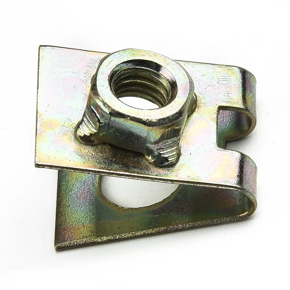 20pcs Spring Metal U-Clips Speed Nut Fastener 6mm Copper Tone For Car Pannel Fender Speed Nut High Quality Auto Replacement Part
20pcs Spring Metal U-Clips Speed Nut Fastener 6mm Copper Tone For Car Pannel Fender Speed Nut High Quality Auto Replacement Part
