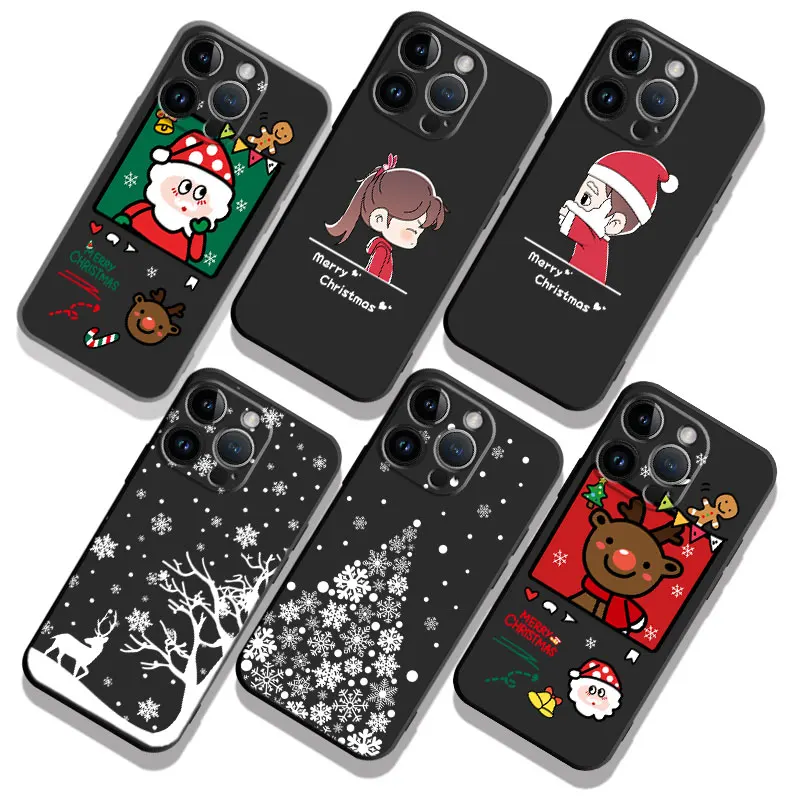 Fashion Black Happy Xmas Christmas New Year Case for iPhone 11 12 13 14 Pro Max 7 8 Plus XS XR i14 i13 i12 14plus 7p SE Phone
Fashion Black Happy Xmas Christmas New Year Case for iPhone 11 12 13 14 Pro Max 7 8 Plus XS XR i14 i13 i12 14plus 7p SE Phone
