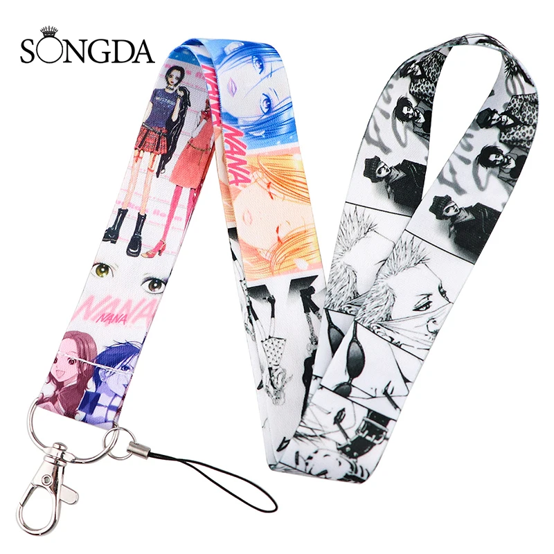 Anime Nana Keychain Lanyards for Keys Cartoon Figures Painting Lanyards Badge Holder ID Card Mobile Phone Charm Accessories Gift
Anime Nana Keychain Lanyards for Keys Cartoon Figures Painting Lanyards Badge Holder ID Card Mobile Phone Charm Accessories Gift