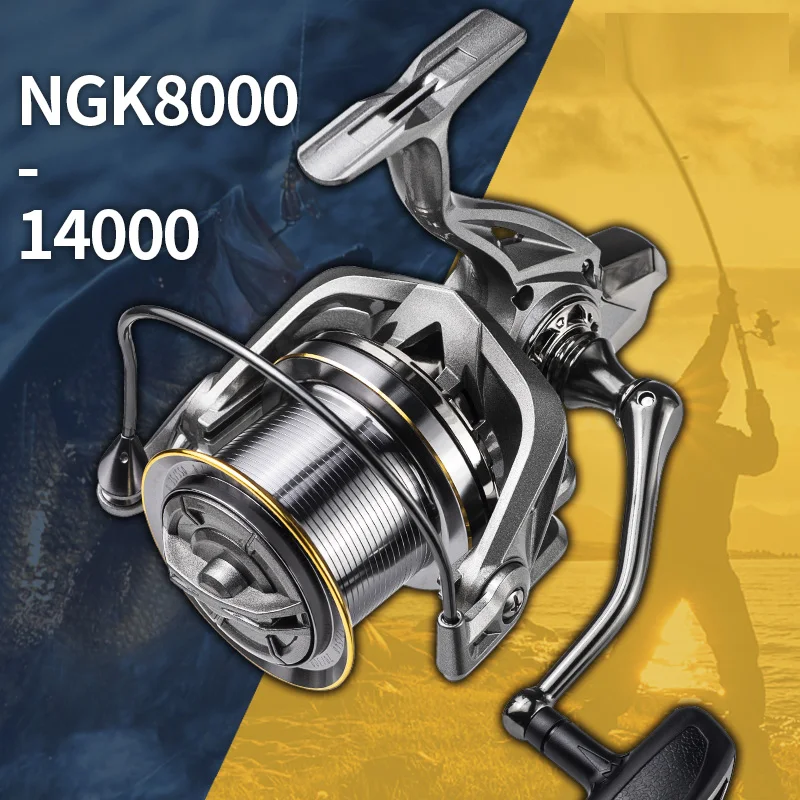 Рыболовная катушка KYPLAY, большая катушка для спиннинга NGK8000 9000 10000 12000 14000, 20 кг, Powerfu, катушка для морской и пресноводной рыбалки 
Рыболовная катушка KYPLAY, большая катушка для спиннинга NGK8000 9000 10000 12000 14000, 20 кг, Powerfu, катушка для морской и пресноводной рыбалки
