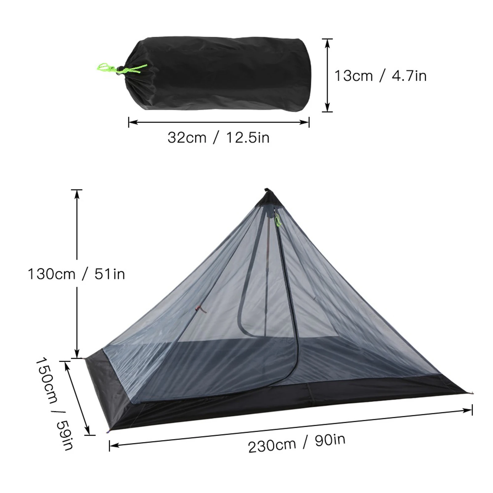 Camping Mesh Tent With Pegs Rope Carry Bag Ultralight Insect Repellent Net Inner Tents Shield For Garden Outdoor Hiking
Camping Mesh Tent With Pegs Rope Carry Bag Ultralight Insect Repellent Net Inner Tents Shield For Garden Outdoor Hiking