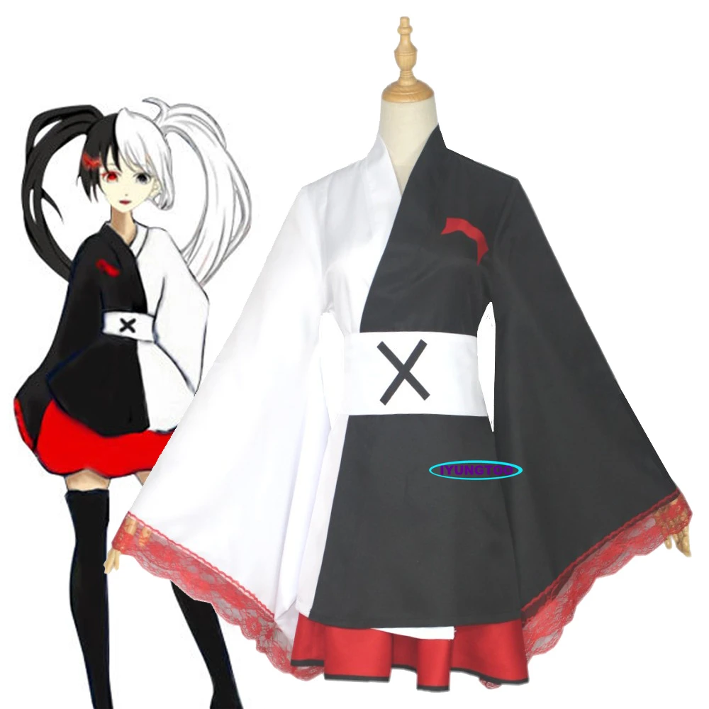 Danganronpa Lolita Dress Women Monokuma Cosplay Costum JP Kimono Pinafores Dresses Halloween Carnival Party Costume
Danganronpa Lolita Dress Women Monokuma Cosplay Costum JP Kimono Pinafores Dresses Halloween Carnival Party Costume
