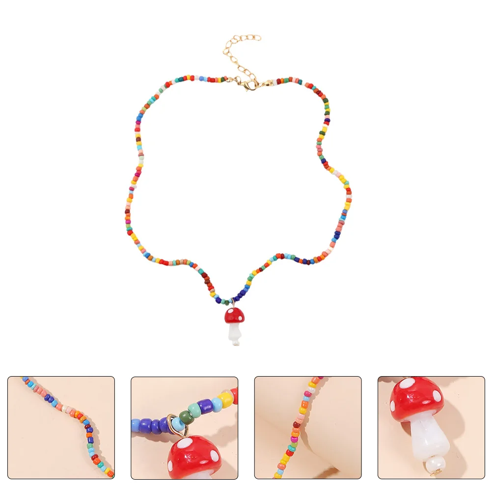 Necklace Women Necklaces Jewelry Choker Womens Bead Beaded Girls Statement Fashion Pendant Mushroom Accessories Braid Chain
Necklace Women Necklaces Jewelry Choker Womens Bead Beaded Girls Statement Fashion Pendant Mushroom Accessories Braid Chain